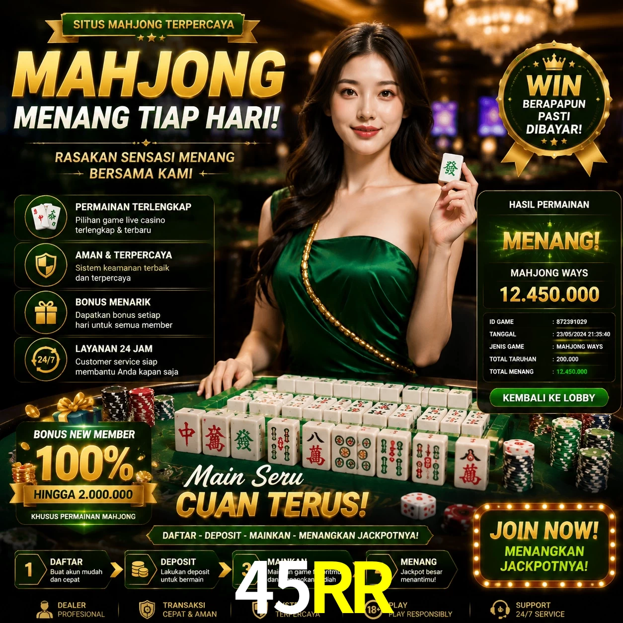 Cashback VIP 45RR - reembolso semanal
